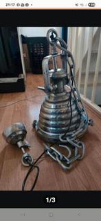 Industriële hanglamp met ketting, Huis en Inrichting, Lampen | Hanglampen, 50 tot 75 cm, Nieuw, Ophalen of Verzenden, Metaal