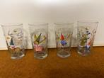 4 drinkglazen David de Kabouter - Rien Poortvliet, Verzamelen, Glas en Borrelglaasjes, Ophalen of Verzenden, Zo goed als nieuw