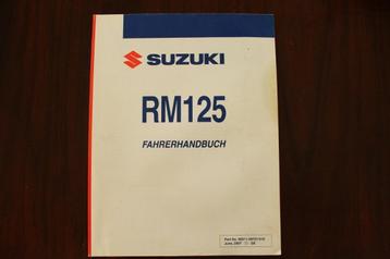 Suzuki RM125 2007 motorrad Fahrer handbuch beschikbaar voor biedingen