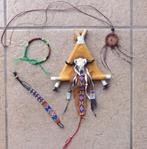 Indianen sieraden armbandjes hanger Native American, Overige materialen, Met bedels of kralen, Gebruikt, Ophalen of Verzenden