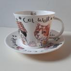 Roy Kirkham Animal Fashions Cat Breakfast kop en schotel, Huis en Inrichting, Keuken | Servies, Nieuw, Ophalen of Verzenden, Overige stijlen