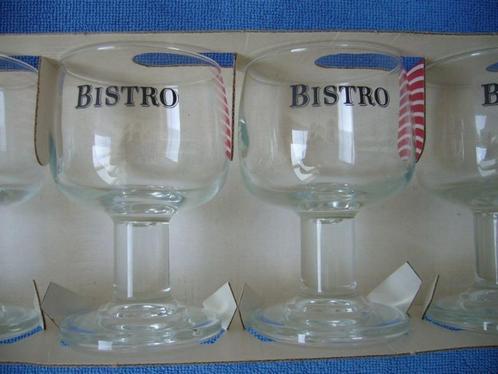 Bistro wijnglazen 2 x 6 nog splinternieuw in verpakking, Verzamelen, Glas en Borrelglaasjes, Nieuw, Overige typen, Ophalen of Verzenden