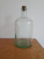 Vintage glazen fles, Ophalen of Verzenden