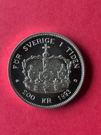 Zweden 200 Kronor 1993 Brill.unc 0,925 zilver 27.03 grams, Ophalen of Verzenden, Overige landen, Zilver