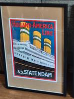 Holland Amerika Lijn Poster Ingelijst - 50x70 cm, Ophalen