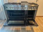 Luxe Boretti ILVE 120cm fornuis! Met frytop en 2 ovens!, Ophalen of Verzenden, Zo goed als nieuw, Gas, Vrijstaand