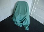 1 x retro vintage wollen deken, groen, 200 x 160 cm, Huis en Inrichting, Woonaccessoires | Plaids en Woondekens, Ophalen of Verzenden