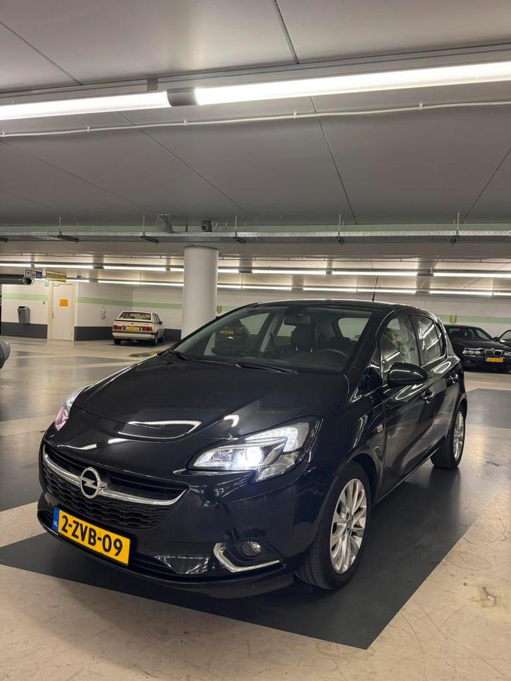 Opel Corsa 1.0T 66KW/90PK 5D 2015 Zwart, Auto's, Opel, Particulier, Corsa, Benzine, A, Hatchback, Handgeschakeld, Origineel Nederlands