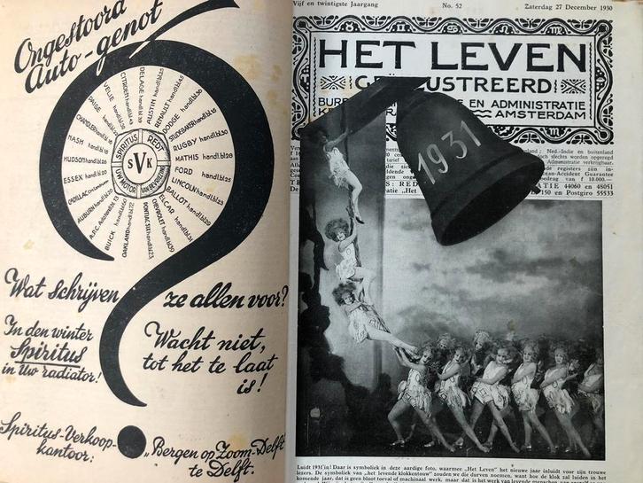 Het Leven Geïllustreerd jaargang 1931 tm april, in map, Boeken, Tijdschriften en Kranten, Gelezen, Overige typen, Ophalen of Verzenden