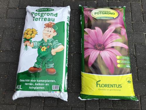Potgrond. Nieuw.Groene Jan en Florentus. 40 liter zakken., Tuin en Terras, Aarde en Mest, Potgrond, Ophalen