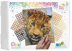 Pixelhobby Create it yourself kit luipaard 90050, Materiaal, ., Nieuw, Ophalen of Verzenden