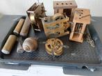 Antieke Klok Onderdelen - Uurwerk, Gewicht, Wijzers, Antiek en Kunst, Antiek | Klokken, Ophalen of Verzenden