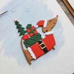snijmallen teckel kerst pakketjes NIEUW, Hobby en Vrije tijd, Kaarten | Zelf maken, Ophalen of Verzenden, Nieuw, Kerst, Pons of Mal