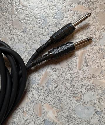 Audio kabel - 2x 6,3 mm stekker mono - ca.6m. beschikbaar voor biedingen