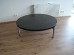 Salontafel, leisteen, rond, 110 cm, Huis en Inrichting, Tafels | Salontafels, Ophalen, Gebruikt, Rond, Vintage, 1960/1970