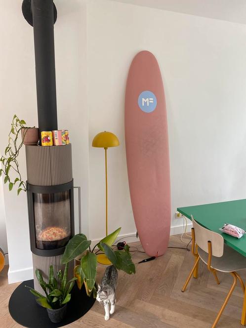 Mick Fanning 8’0 softtop surfboard - coral, Watersport en Boten, Golfsurfen, Zo goed als nieuw, Ophalen