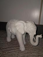 Witte Gips? Olifant Sierlijk Beeld, Ophalen of Verzenden