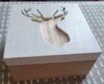 Doosje met hertenkop, Ophalen of Verzenden, Zo goed als nieuw