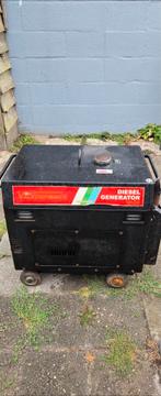 Diesel Generator - Valkenpower, Doe-het-zelf en Verbouw, Aggregaten, Gebruikt, Elektrisch startend, Dieselolie, Ophalen of Verzenden