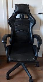 Gaming of bureau stoel zwart, Huis en Inrichting, Bureaustoelen, Ophalen, Gebruikt, Zwart, Gaming bureaustoel