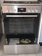 Bosch  gasfornuis/ elek. oven, Witgoed en Apparatuur, Ophalen, 4 kookzones, Zo goed als nieuw, Gas