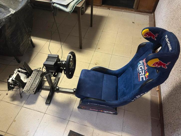 Moza R5, SRP Lite pedalen + Redbull Playseat, Spelcomputers en Games, Spelcomputers | Overige, Gebruikt, Ophalen