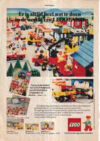 Retro reclame 1984 Lego Miniland graafmachine & autohulp, Overige typen, Ophalen of Verzenden