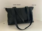 Gerry Weber grote leren schoudertas T9, Overige merken, Zwart, Ophalen of Verzenden, Zo goed als nieuw
