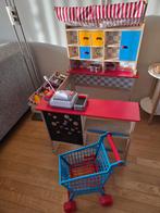 Speelgoed winkeltje met kassa, Ophalen, Gebruikt, Overige materialen