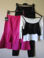 Sarah Pacini setje met Pieces en Alexander design rok Mt 36., Sarah Pacini + Pieces, Verzenden, Zwart, Zo goed als nieuw