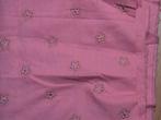 STENZO / BIZZKIDS mooi NIEUWE roze stof + bloemen geborduurd, Hobby en Vrije tijd, Stoffen en Lappen, Ophalen of Verzenden, 30 tot 120 cm