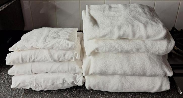 Hoeslakens en moltons camper, Caravans en Kamperen, Camper-accessoires, Zo goed als nieuw, Ophalen of Verzenden