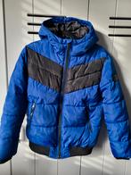 Jongensjas winterjas blauw met capuchon maat 158 164 zgan, Coolcat, Ophalen of Verzenden, Zo goed als nieuw, Jongen