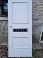 2 deuren met glas in lood, Doe-het-zelf en Verbouw, Deuren en Horren, Ophalen, Binnendeur, Zo goed als nieuw, 200 tot 215 cm