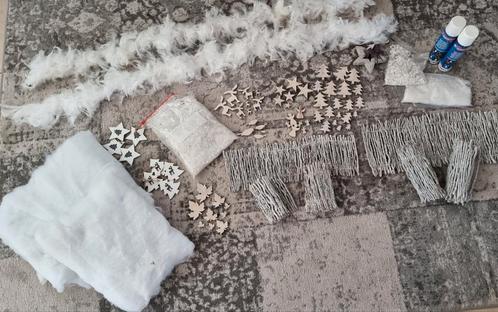 Diverse witte kerst decoatie, Diversen, Kerst, Zo goed als nieuw, Ophalen of Verzenden