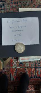 1 munt 50 gulden stuk 1990 100 jaar vorstinnen FDC nieuw, Postzegels en Munten, Munten | Europa | Niet-Euromunten, Ophalen of Verzenden