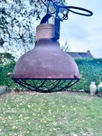 Industriële hanglamp cortenstaal, Ophalen, Zo goed als nieuw, Minder dan 50 cm