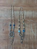 Handgemaakte Zuid-Amerikaanse Ketting - Alpaca Zilver, Ophalen of Verzenden, Nieuw, Blauw, Overige materialen