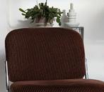 Vintage Buisframe Stoel _ Brown Rib,, Huis en Inrichting, Stoelen, Ophalen, Bruin, Mid-Century, Metaal