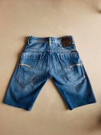 G-star jeans short wijd vallend maat 28, W32 (confectie 46) of kleiner, Gedragen, Blauw, Ophalen of Verzenden