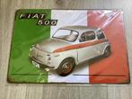 FIAT 500 reclame bordje (geen emaille) NIEUW, Verzamelen, Merken en Reclamevoorwerpen, Ophalen of Verzenden, Zo goed als nieuw