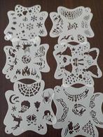 schmink sjablonen set no3 opruiming maar 1x op=op, Hobby en Vrije tijd, Feestartikelen, Ophalen of Verzenden, Nieuw, Schmink, Carnaval