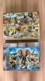 Dieren puzzels van 1000 stukjes, Ophalen of Verzenden, Zo goed als nieuw