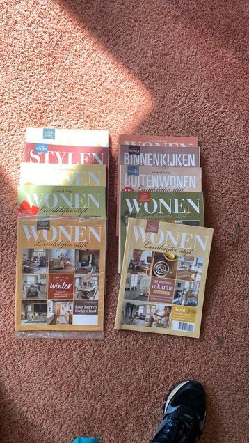 Wonen landelijke stijl; 10 tijdschriften jaargang 20/21.  beschikbaar voor biedingen