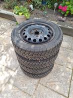 Winterbanden Michelin 155/65 R 14 op stalen velg, Auto diversen, Ophalen, Gebruikt
