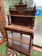 Antieke buffetkast marmer blad, Antiek en Kunst, Antiek | Meubels | Kasten, Ophalen