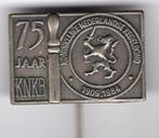75 Jaar K.N.K.B. zilverkl kegelbond speldje ( Y_191 ), Verzamelen, Speldjes, Pins en Buttons, Verzenden, Zo goed als nieuw, Sport