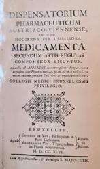 Antiek boek over bereiding van medicijnen uit 1747 (Latijn), Antiek en Kunst, Antiek | Boeken en Bijbels, Ophalen of Verzenden