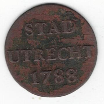 25-2166 Utrecht 1 duit 1788 beschikbaar voor biedingen