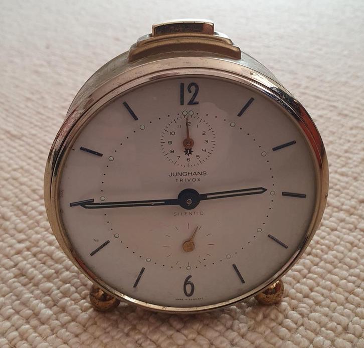 Vintage Junghans Trivox Wekker, Antiek en Kunst, Antiek | Klokken, Ophalen of Verzenden